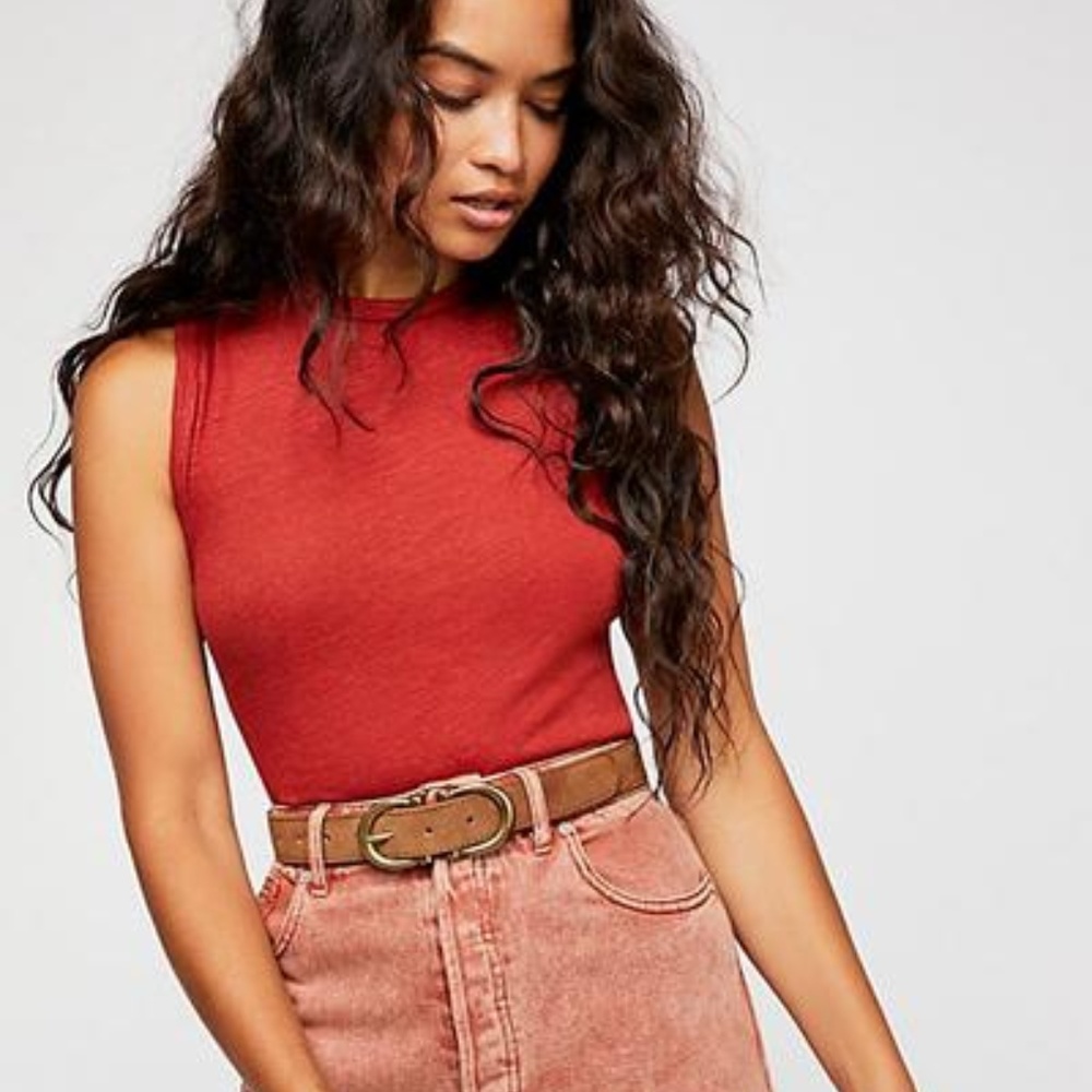 NWT Free People All The Time Tank Bodysuit - Picture 2 of 5